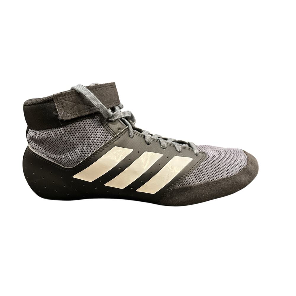Adidas Mat Hog 2.0 black and gray wrestling shoes men’s size 11. Lace up